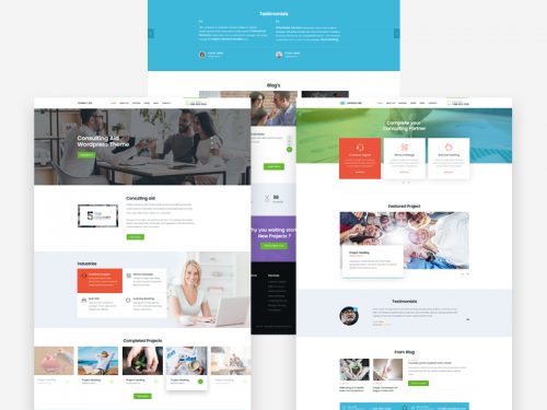 Free Business Consultancy Website Templates Free PSD at FreePSD cc