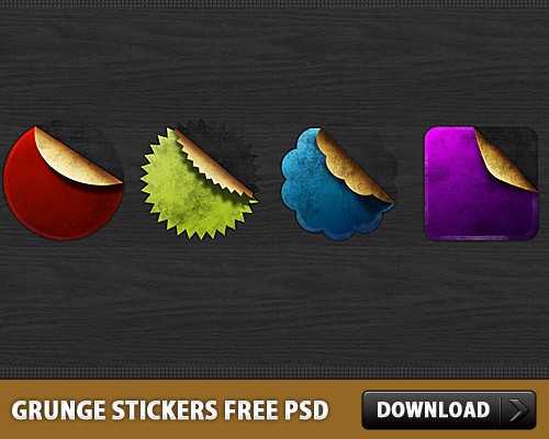 Grunge-Stickers-Free-PSD-L   – Free PSD files and