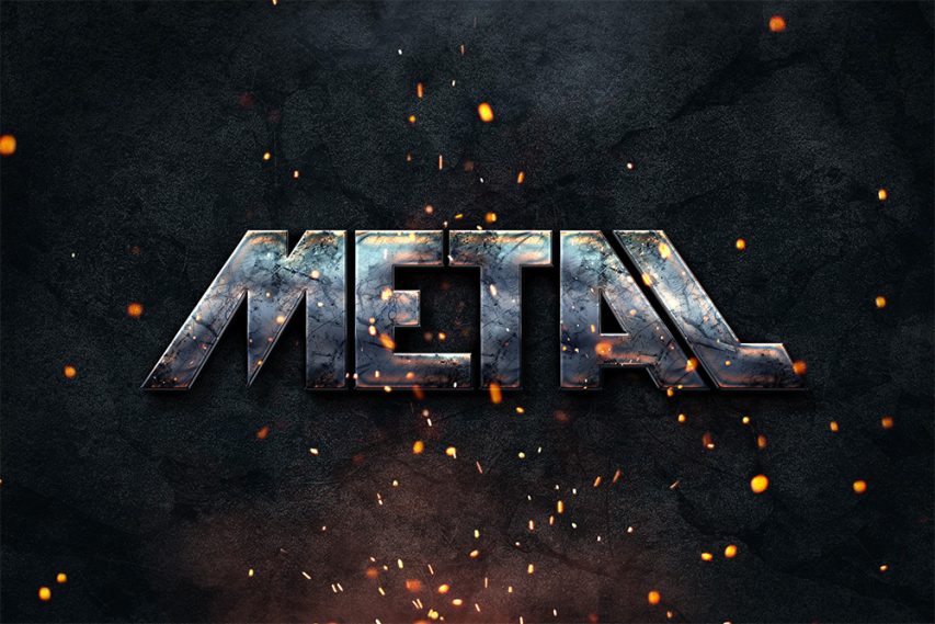 metal effect photoshop free download