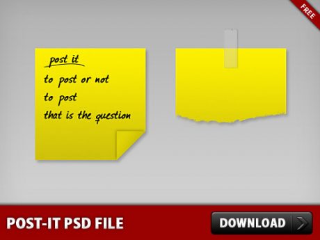 Post-it-PSD-file-L | FreePSD.cc – Free PSD files and Photoshop ...