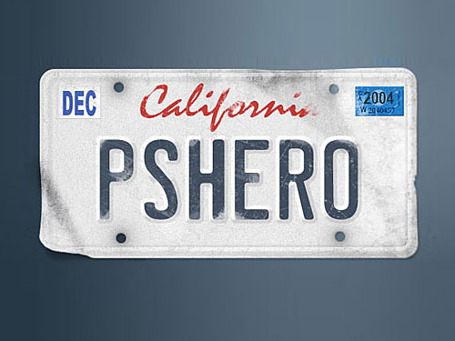 Download Vanity-License-Plate-PSD-L | FreePSD.cc - Free PSD files and Photoshop Resources and more ...